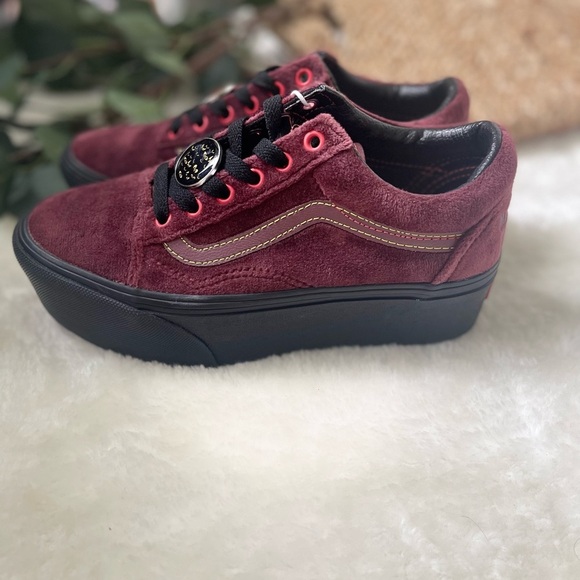 Disney Vans Red and Black Skate Sneakers - Picture 10 of 15